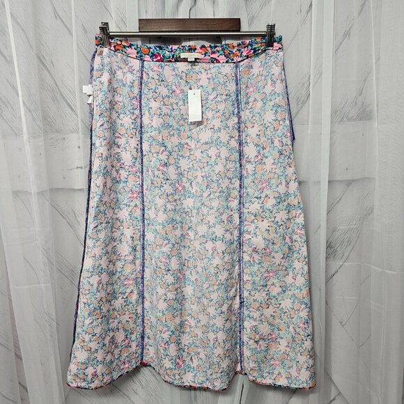 LOFT Floral Midi Skirt - Picture 8 of 13